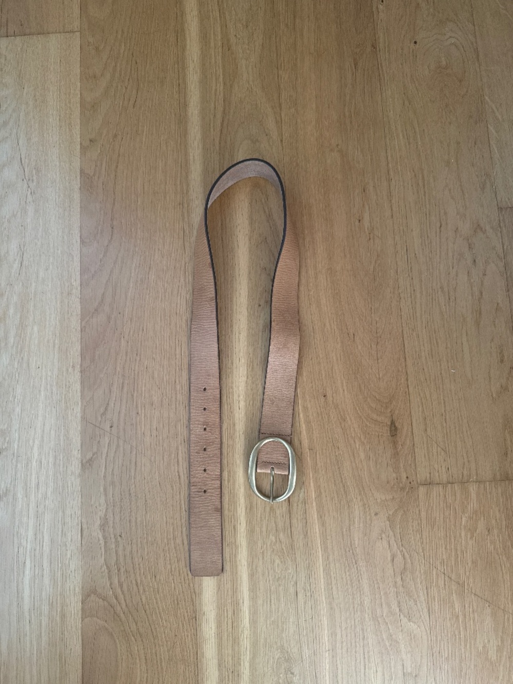 Isabel Marant tan leather belt